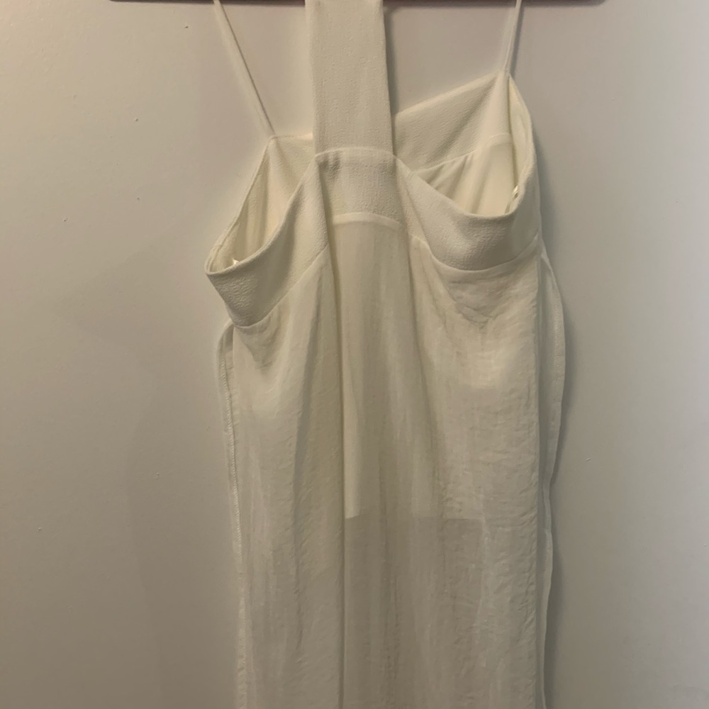 Zara white slip dress M like new!